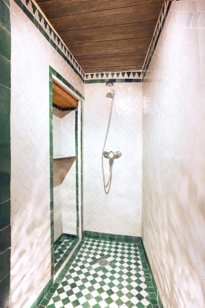 Dar Drissi Courtyard Salon shower room