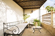 Dar Drissi Upper terrace sheltered seating